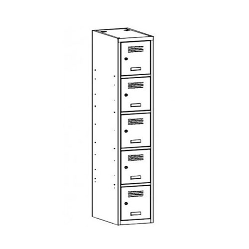 Kovová šatní skříň SUS-415 W 1