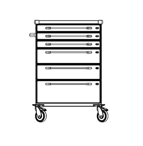 Anesteziologický- vozík-zdravotnicky-nabytek