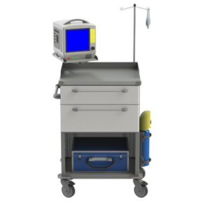 Resuscitační vozík 06 je pohotovostní vozík. Vzorová sestava resuscitačního vozíku. Produkt lze upravit podle požadavků a potřeb zákazníka. Vybavení vozíku na obrázku viz popis níže.